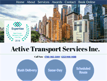 Tablet Screenshot of activetransport.net